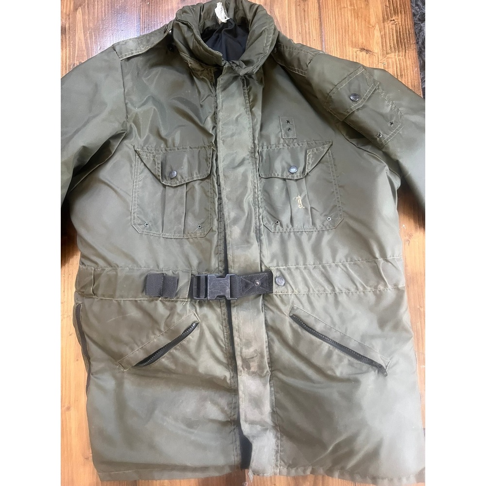 Mustang Survival Marine Wear Flotation Jacket Olive Green‎ Utility Parka XL